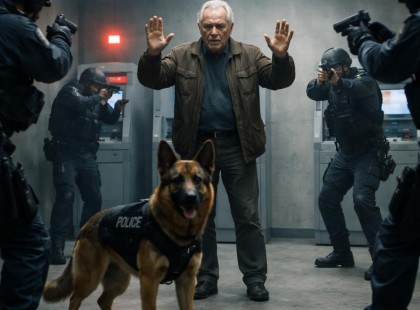 Bankrablás közepén történt meg a hihetetlen: a rendőrkutya nem támadt, hanem védett