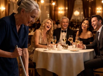 Luxuséttermi botrány: egy nő kinevette a takarítónőt – a következő pillanatban minden megváltozott