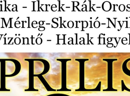 Kos - Bika - Ikrek-Rák-Oroszlán-Szűz-Mérleg-Skorpió-Nyilas-Bak - Vízöntő - Halak figyelem!Hatalmas változást hoz a MAI nap!MAI horoszkóp (KEDD)