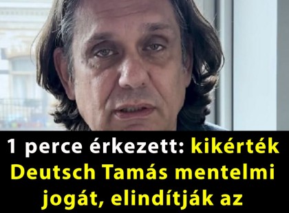 Most érkezett: kikérték Deutsch Tamás mentelmi jogát, Magyar Péter édesanyja feljelentése állhat a háttérben