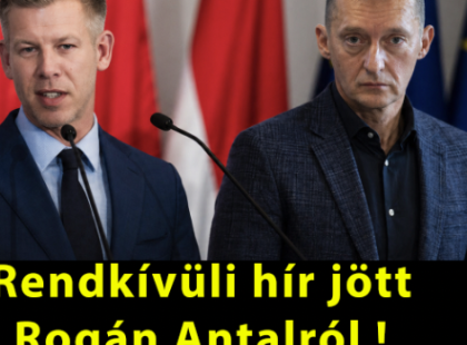 Rendkívüli hír jött Rogán Antalról !Magyar Péter jelentette be
