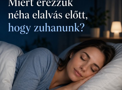 Miért érezzük néha elalvás előtt, hogy zuhanunk?