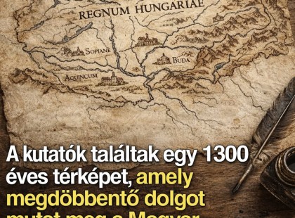 A kutatók találtak egy 1300 éves térképet, amely megdöbbentő dolgot mutat meg a Magyar történelemről! Újraírja az egész európai történelmet!