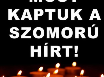 1 perce érkezett! Gyászba borult az ország – Szörnyű hírt kaptunk ma reggelre – nagy név távozott közülünk! ????? ? ?????́???́??́?????́?!