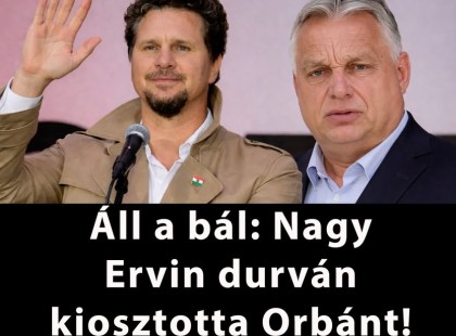 Nagy Ervin 30 perce tette ki EZT a Vezérről... de 20 ezer ember kedvelte... és 100 ezer komment jött ? ????? ? ?????́???́??́?????́?!