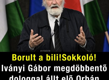 Borult a bili!Sokkoló! Iványi Gábor megdöbbentő dologgal állt elő Orbán Viktorról