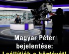Magyar Péter bejelentése: Leállítják a köztévét