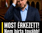 MOST ÉRKEZETT! Lemondott Orbán Balázs
