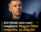 Magyar Péter megtette, új világ jön Magyarországon