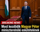 ÉLŐ: Magyar Péter miniszterelnöki eskütétele a Parlamentben