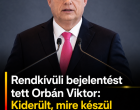 Rendkívüli bejelentést tett Orbán Viktor: Kiderült, mire készül a volt miniszterelnök