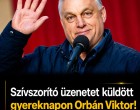 Szívszorító üzenetet küldött gyereknapon Orbán Viktor!