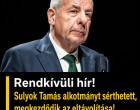 Rendkívüli hír! Sulyok Tamás alkotmányt sérthetett, megkezdődik az eltávolítása