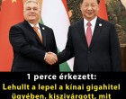 Most érkezett: Lehullt a lepel a kínai gigahitel ügyében, kiszivárgott, mit titkoltak el Orbánék