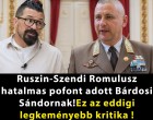 Ruszin-Szendi Romulusz hatalmas pofont adott Bárdosi Sándornak!Olyat szólt be Bárdosi Sándornak , hogy a fal adta a másikat, ez az eddigi legkeményebb kritika ! 👇 𝗖𝗶𝗸𝗸 𝗮 𝗵𝗼𝘇𝘇𝗮́𝘀𝘇𝗼́𝗹𝗮́𝘀𝗯𝗮𝗻