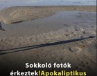 Apokaliptikus képek érkeztek a Balatonról, az Aranypart kiszáradt