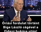 Óriási fordulat történt Bige László cégével a Fidesz bukása után