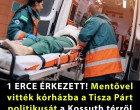 1 ERCE ÉRKEZETT! Mentővel vitték kórházba a Tisza Párt politikusát a Kossuth térről (+fotó, videó)