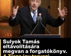 Sulyok Tamás eltávolítására megvan a forgatókönyv. A Tisza így tervezi Sulyok eltávolítását