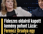 Fideszes oldalról kapott kemény pofont Lázár: Ferencz Orsolya egy ingatlanügy miatt nyilvánosan nekiment