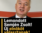 Lemondott Semjén Zsolt