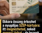 Ekkora összeg érkezhet a nyugdíjas SZÉP-kártyára: itt megnézheted, neked mennyi járhat – de lesznek, akik kimaradnak belőle 👇