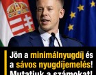 Jön a minimálnyugdíj és a sávos nyugdíjemelés! Mutatjuk a számokat!