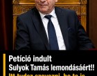 Petíció indult Sulyok Tamás távozására