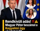 Magyar Péterék most élő videóban mutatják be a kegyelmi ügy titkos dossziéjának részleteit