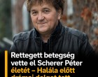 Rettegett betegség vette el Scherer Péter életét – Halála előtt drámai dolgot tett