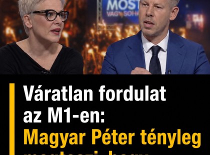 Váratlan fordulat az M1-en: Magyar Péter tényleg megteszi, hogy...