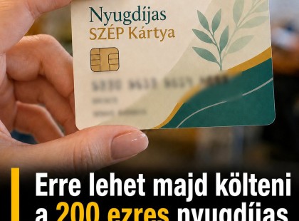 Erre lehet majd költeni a 200 ezres nyugdíjas SZÉP-kártyát!Mutatjuk: