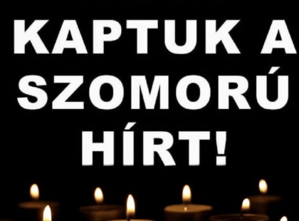 1 perce érkezett! Gyászba borult az ország – Szörnyű hírt kaptunk ma reggelre – nagy név távozott közülünk! ????? ? ?????́???́??́?????́?!