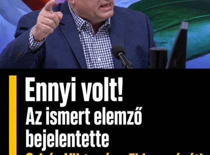 ITT A VÉGE!ENNYI VOLT! Az ismert elemző bejelentette Orbán Viktor és a Fidesz végét! Nincs visszaút