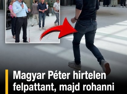 Magyar Péter hirtelen felpattant, majd rohanni kezdett: mindenki csak nézte, mi történik!
