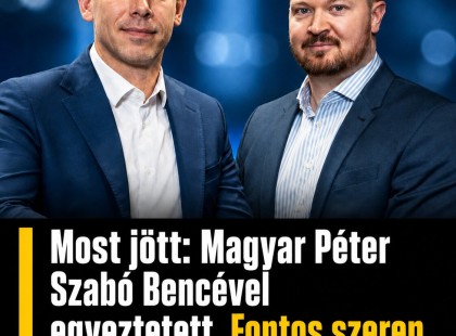 1 perce érkezett: Magyar Péter Szabó Bencével egyeztetett. Fontos szerep jöhet a hős századosnak!
