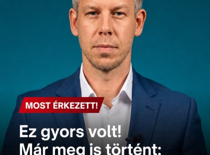 Ez gyors volt! Már meg is történt: leváltotta őt Magyar Péter, vége van!