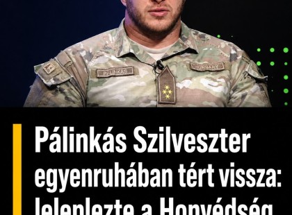 Pálinkás Szilveszter egyenruhában tért vissza: leleplezte a Honvédség legsötétebb titkát