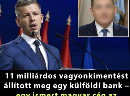 11 milliárdos vagyonkimentést állított meg egy külföldi bank – egy ismert magyar cég az érintett