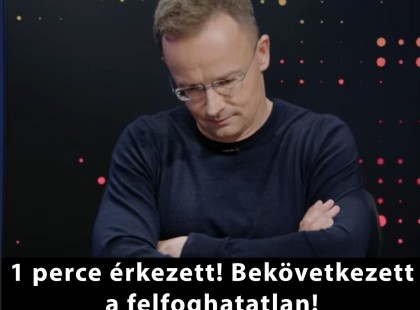 1 perce érkezett! Bekövetkezett a felfoghatatlan! Sokkolta az egész országot! Nem hallgat tovább, Szijjártó mindent bevallott: ?Részletek lent a hozzászólásoknál!