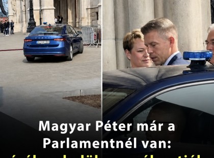 Magyar Péter már a Parlamentnél van: órákon belül megválasztják miniszterelnöknek!