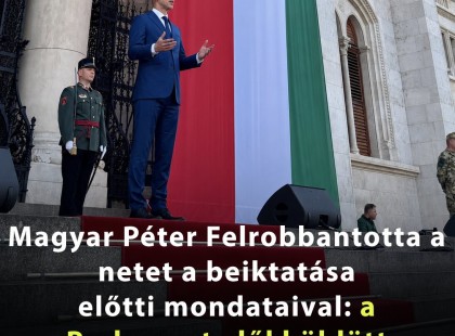Felrobbant a facebook : íme Magyar Péter beiktatás előtti üzenete