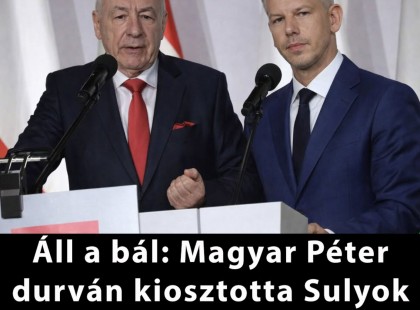 Áll a bál: Magyar Péter durván kiosztotta Sulyok Tamást!