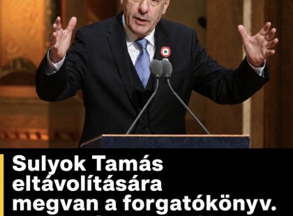 Sulyok Tamás eltávolítására megvan a forgatókönyv. A Tisza így tervezi Sulyok eltávolítását
