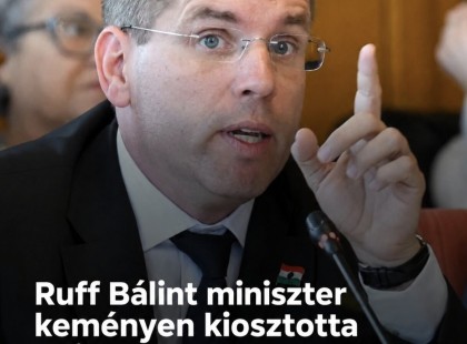 Ruff Bálint miniszter keményen kiosztotta a fideszeseket: „A valaha volt legnagyobb átvilágítást fogom megcsinálni”