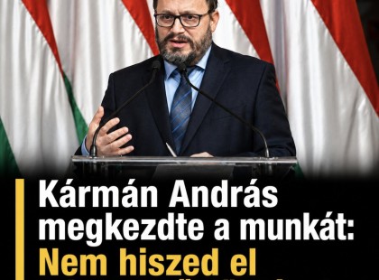 Kármán András megkezdte a munkát: Nem hiszed el mi az első döntése!