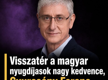 Visszatér a magyar nyugdíjasok nagy kedvence, Gyurcsány Ferenc