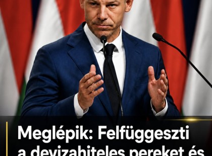 Meglépik:Felfüggeszti a devizahiteles pereket és végrehajtásokat a Tisza!