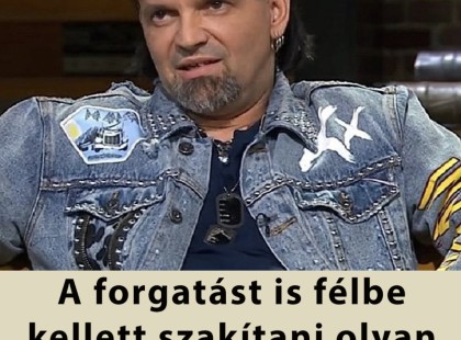 A forgatást is félbe kellett szakítani olyan történt Fejes Tamással a Kincsvadászokban