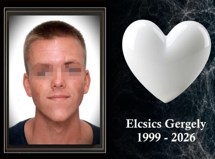 Fájó szívvel tudatjuk, hogy Gergő tegnap elment...